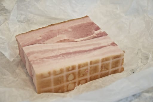 I bought this 'gypsy bacon' at a local Russian food store