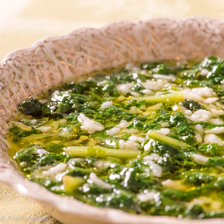 Cicoria e riso (Chicory and Rice Soup)
